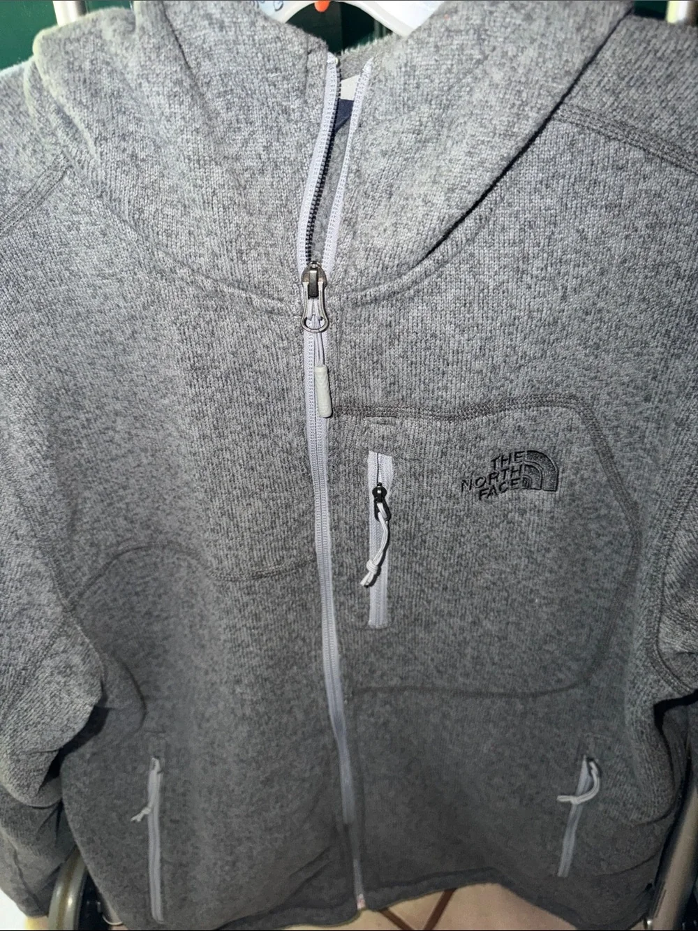 The North Face Hooded Sweatshirt Zip Up Jacket